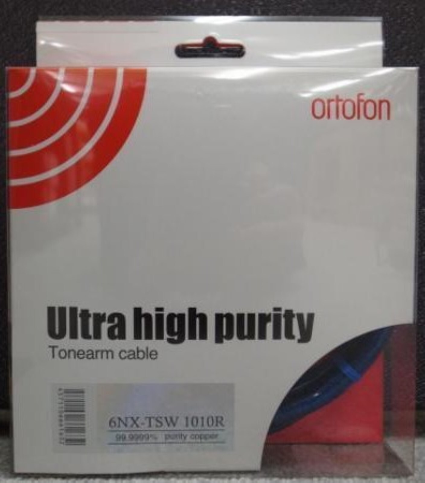 Ortofon 6NX-TSW 1010R RCA-Tonarmkabel – 7-Kern OFC Mit Abschirmung Gegen Störungen
