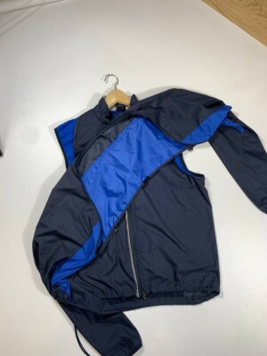 Vintage Nike Clima-Fit Transformer Jacket Runner Dark Blue Vest