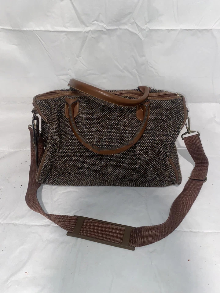 Portadores de tweed marrón vintage Jaguar de 3 piezas Foto 3 de 4