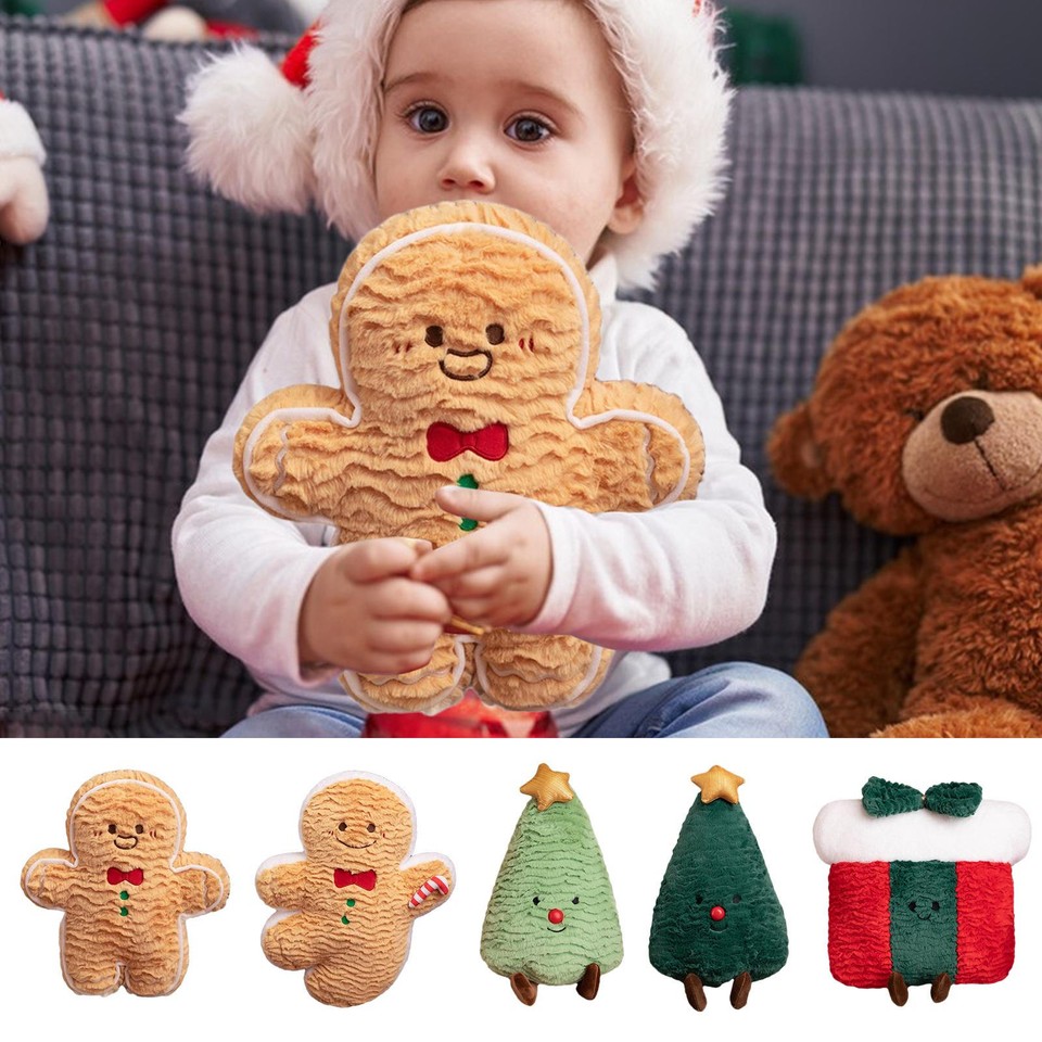 Gingerbread Christmas Pillows Christmas Stuffed Pillows Plush Toy eBay