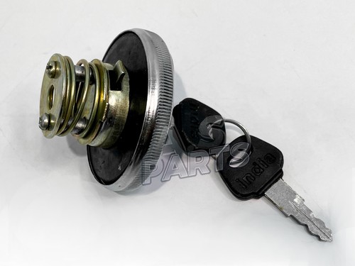Suzuki Samurai SJ410 SJ413 tappo serbatoio cromato bloccabile con chiavi - Picture 10 of 11