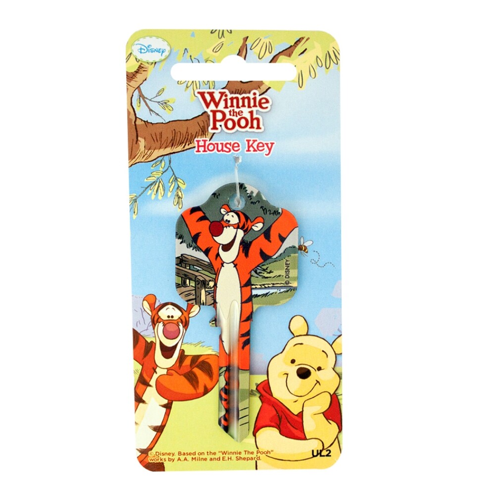 Disney KEY00068C Winnie The Pooh - Tigger Universal UL2 6-Pin Cylinder Key Blank