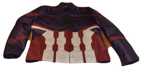 Captain America Avengers Infinity War Cosplay Halloween Jacket Costume Adult 2XL - Picture 1 of 2