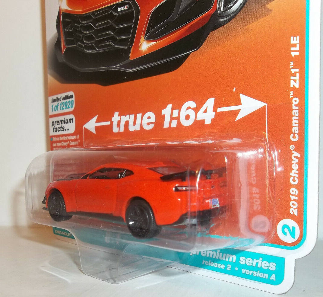 2021 AUTO WORLD 164 MODERN MUSCLE ORANGE CRUSH 2019 CHEVY CAMARO ZL1 1LE eBay
