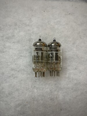 GEC A2900 CV6091 B309 12AT7 black Welded plate Disc Getter NOS