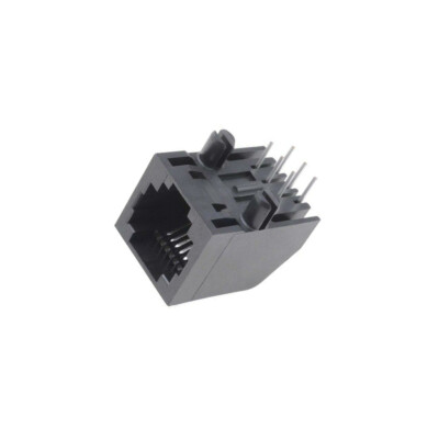 5555165-1 Buchse RJ12 PIN: 6 Kat: 3 mit Panel-Stop-Sperre,Niederprofil- TE Co