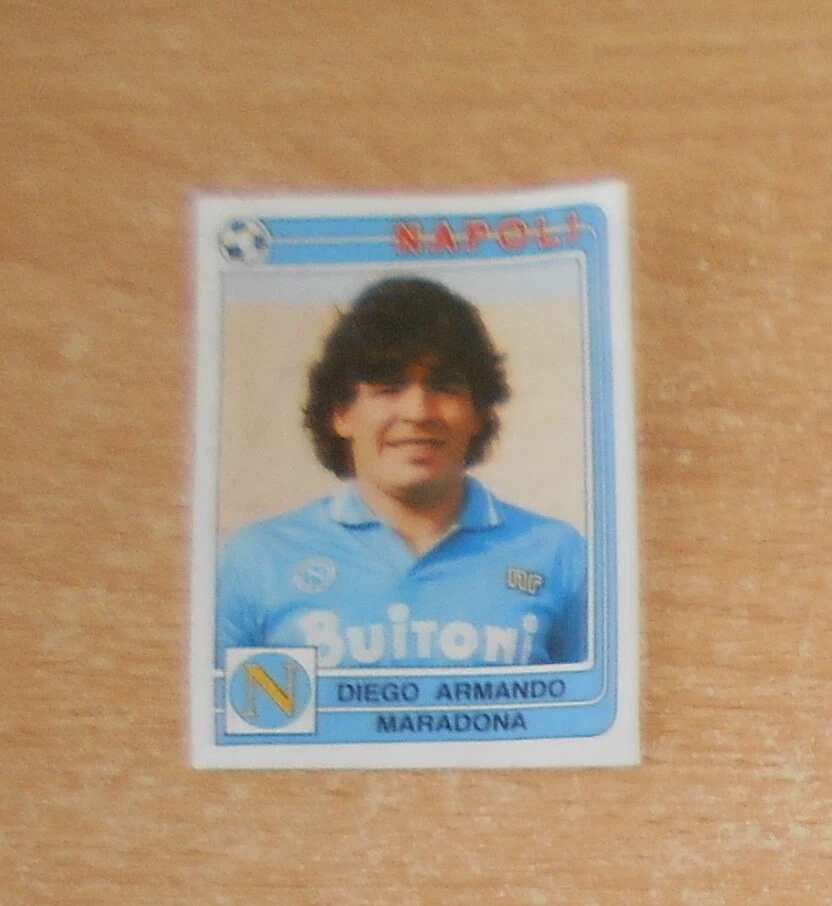 Figurine Maradona #199 Vallardi Il Grande Calcio 1988-89 Naples - RARE