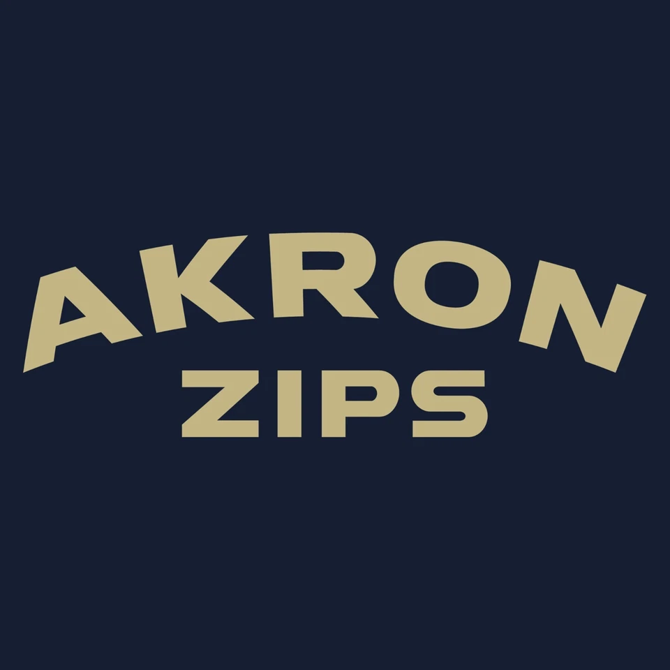Akron Zips Arch Logo Licensed Hooded Sweatshirt - Navy - Image 2 of 4