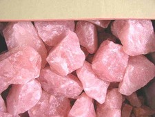 Rose Quartz all natural mine rough 2 to 4 inch pieces Madagascar 3 pound lots
