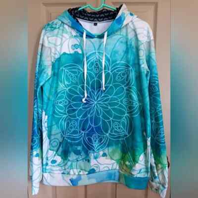 Gratefully Dyed Damen Hoodie Made in Size Medium