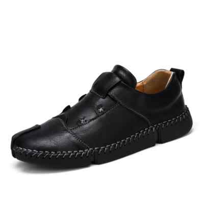 Genuine Leather Men's Casual Shoes Outdoor Loafers Flats Moccasins Soft Sneakers