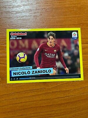 409 FIGURINA CALCIO PANINI 2018-2019 # Rookie 1st NICOLO' ZANIOLO Roma