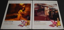 1985 Print Ad Sexy Heels Fashion Lady Long Legs Coty Wild Musk Daring Art