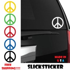Peace Sign Vinyl Decal Sticker Peace symbol car decal bumper sticker macbook car
