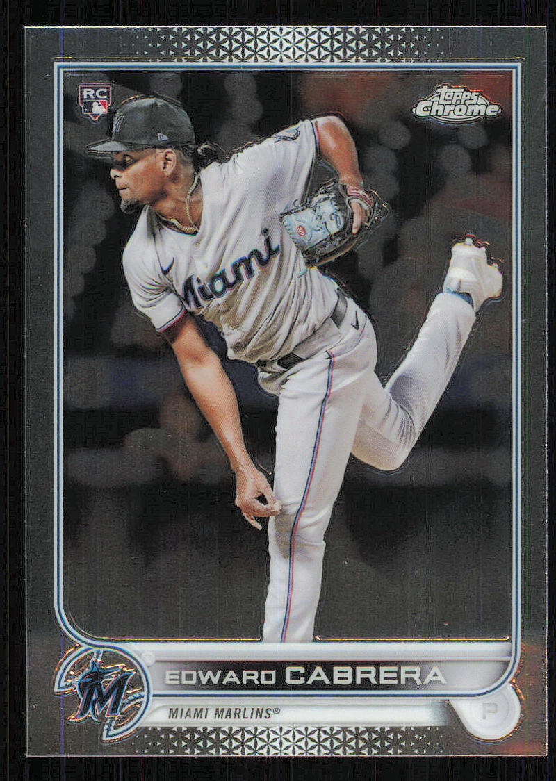 2022 Topps Chrome #64 Edward Cabrera Rookie