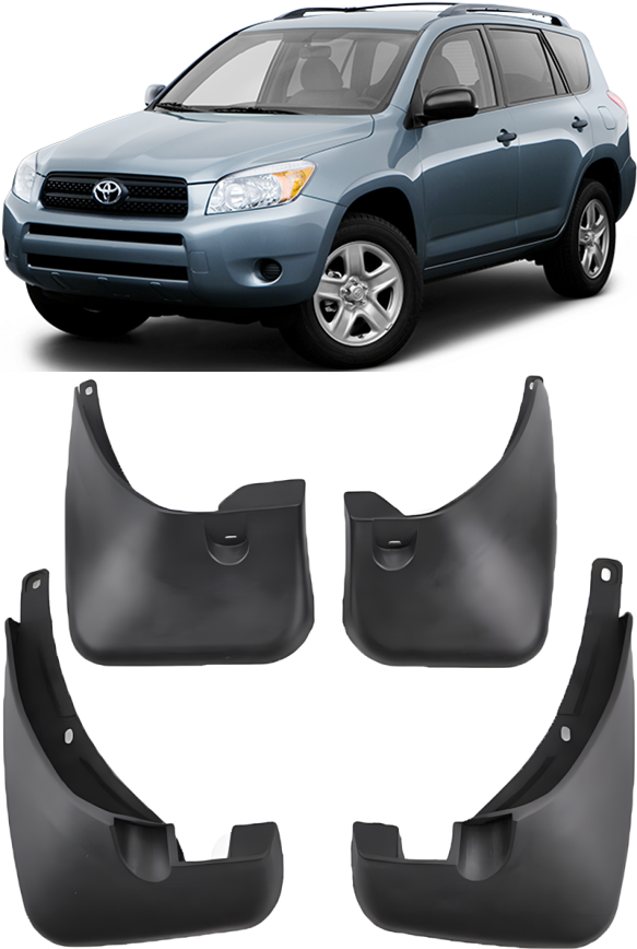 OEM 2006-2012 Toyota Rav4 Mud Flap Splash Guard Set of 4