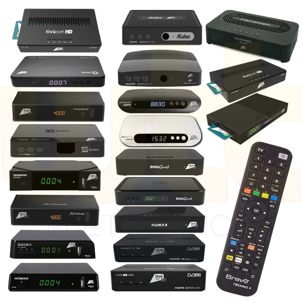 TELECOMANDO UNIVERSALE PER RICEVITORE DECODER TIVUSAT - Immagine 2 di 4