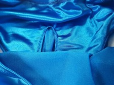 Mens Secret Satin pocket panties Custom s m l or xl USA handmade Electric Blue
