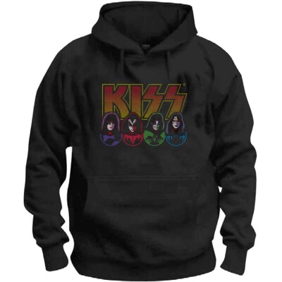 Kiss Portrait Icons offiziell Männer Kapuzenpullover