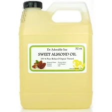 32 Oz Sweet Almond Oil 100% Pure Organic Cold Pressed Best Fresh Multi Purpose
