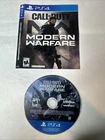 Call of Duty: Modern Warfare (Sony PlayStation 4, 2019) Disc & Artwork TESTED