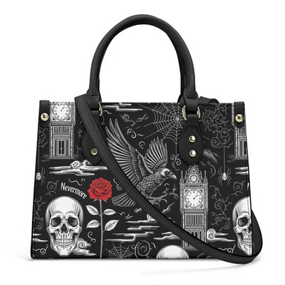 The Raven - Edgar Allan Poe Leather HandBag