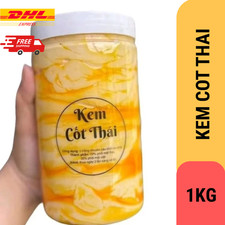 3x KEM COT THAI Body Cream 1kg  Whitening Body Lotion  Fast Bright