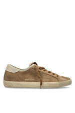 GOLDEN GOOSE Super Star Women's Beige Suede Sneakers New Authentic
