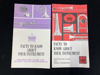 1971-73 FACTS TO KNOW ABOUT YOUR VALVE INSTRUMENT, KING MUSICAL INSTRUMENTS, (2)