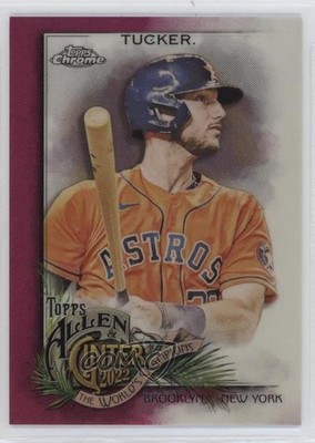 2022 Topps Allen & Ginter Chrome Magenta Refractor 155/199 Kyle Tucker #204 11jv