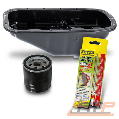 ÖLWANNE + ÖLFILTER + DICHTSTOFF FÜR RENAULT CLIO 2 3 4 1.2 16V D4F D7F BJ AB 99