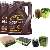 Mann Inspektionspaket 10L Mannol Energy 5W-30 FüR Chrysler 300 C Touring 3.0 CRD