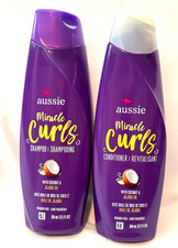  2 Aussie Miracle Curls Shampoo  Conditioner with Coconut  Jojoba 12.1 flozEa