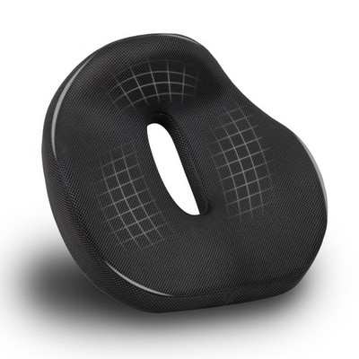 Mind Reader Donut Pillow with Air-Cloud Technology, Ergonomic Memory Foam Sea...