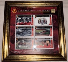 Manchester United - Celebrating 100 Years - Official Mint Postage Stamps