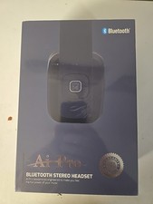 Ai Pro-100 Plus Bluetooth Headphones BLACK- Brand New in Box  Free Shipping 