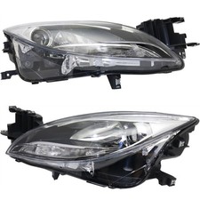 Headlight Set For 2011-2013 Mazda 6 S Gt Gs I Models Left And Right 2pc Halogen