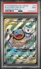 PSA 9 BLASTOISE & PIPLUP GX 215 COSMIC ECLIPSE SUN & MOON TAG TEAM POKEMON MINT
