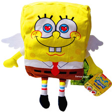 Nickelodeon Spongebob Squarepants 10" Stuffed Plush Cupid Angel Valentines Gift