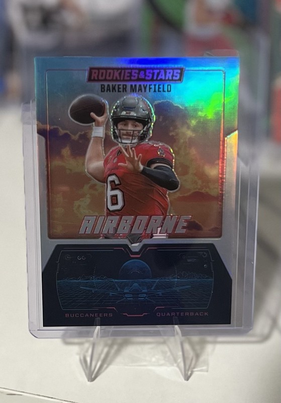 2025 Panini Rookies & Stars - Airborne Baker Mayfield #18 Silver