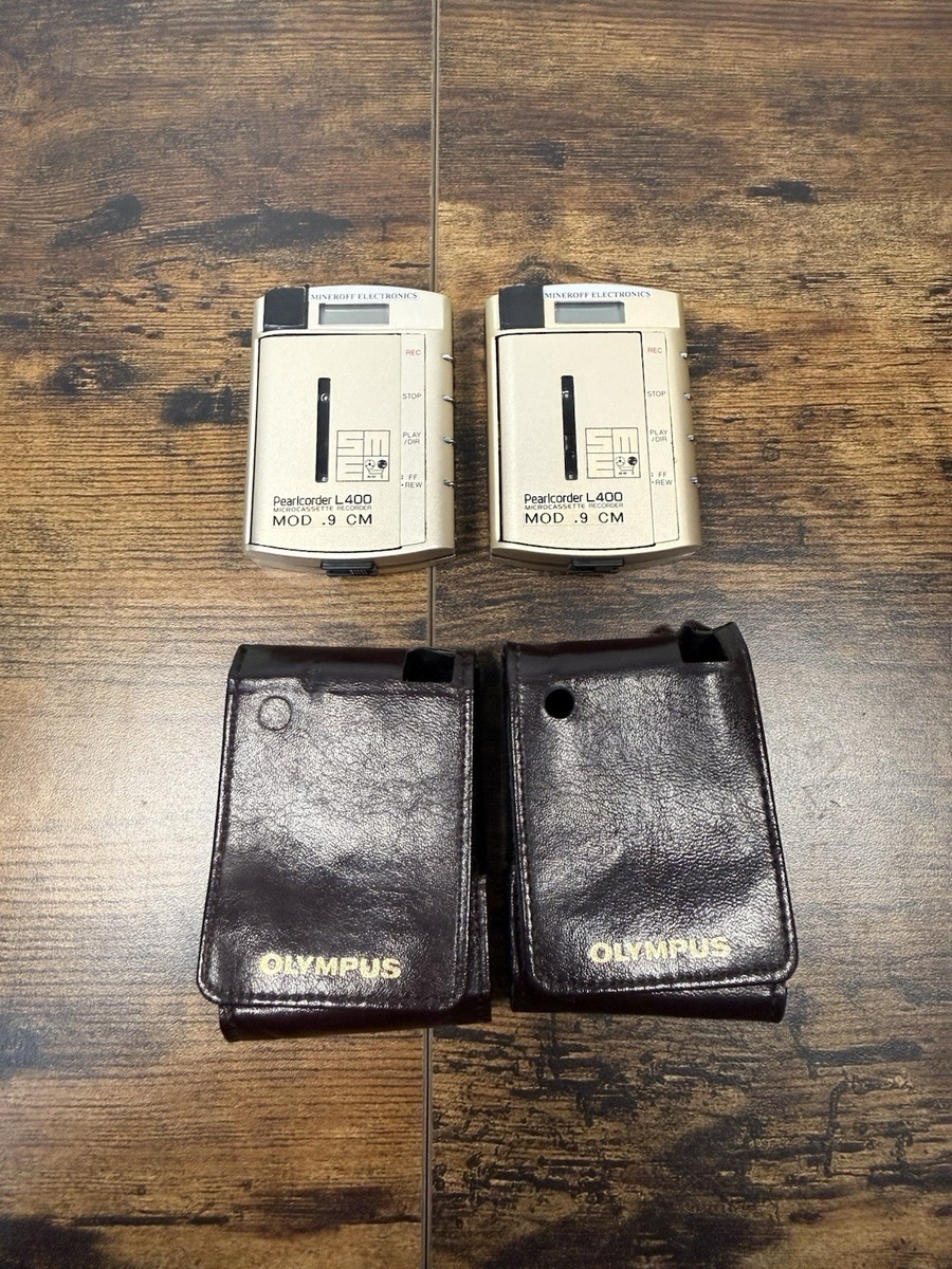 Olympus Pearlcorder L400 Microcassette Recorder -Tested/Working | eBay