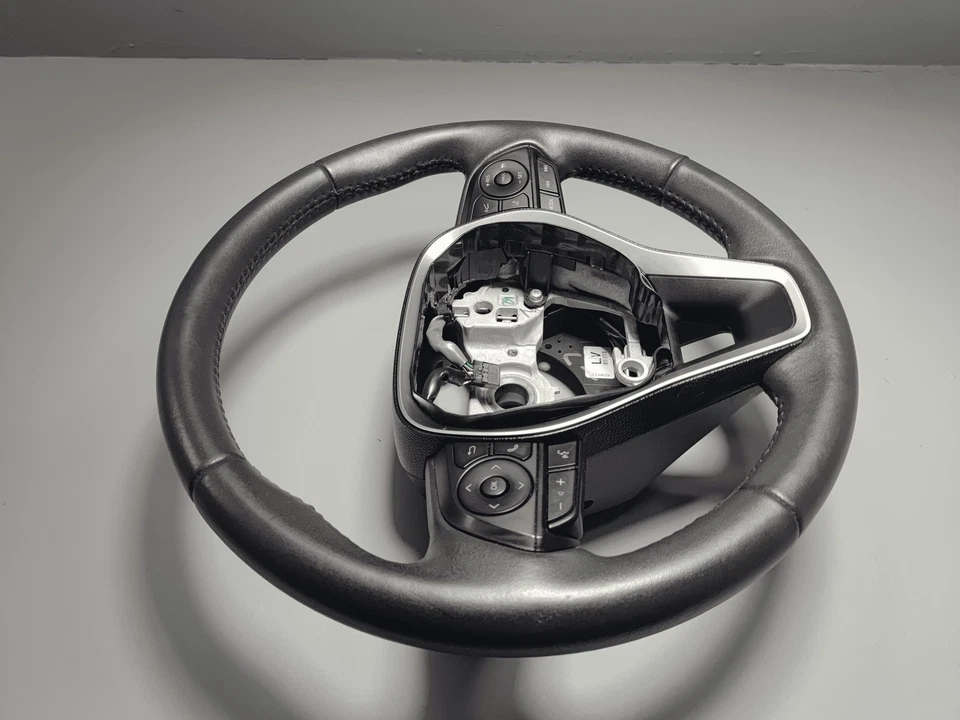 Toyota RAV4 2019-2025 volante multifuncional cuero negro OEM Foto 4 de 4