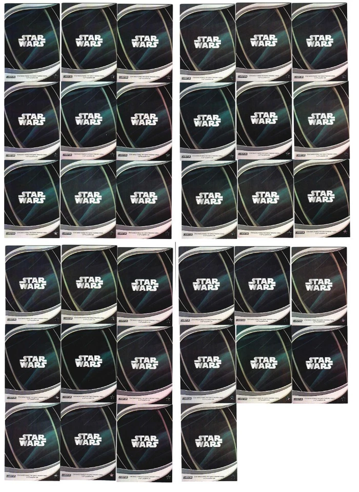 COMPLETE 34 CARD POSTER INSERT SET 2025 Star Wars CardFun Power of the Force - Image 2 of 4