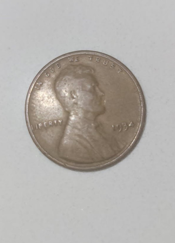 1934 P wheat penny