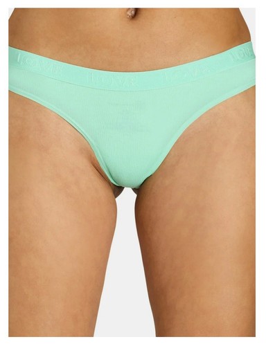 5-Pair NO BOUNDARIES Women’s S (3-5) THONG Cotton Stretch Ribbed Underwear - Picture 9 of 14