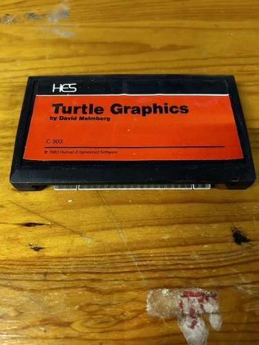 Turtle Graphics Cartridge Commodore VIC-20 HES LOGO 1983 Rare Clean