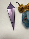 Vintage Jewelbrite Diorama Ornaments – Faceted Plastic – Lot of 2 – Mid-Century — photo 6