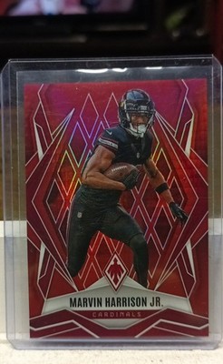 Marvin Harrison Jr. 2025 Panini Phoenix -  #150 Red Hyper /399 Cardinals