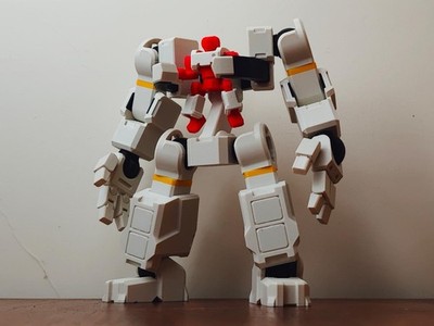 EXA Mech Suit 3D Printed Robot Figure Sci-Fi Mecha Collectible Display Model