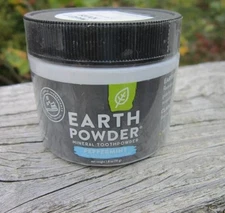 Redmond Earth Powder Peppermint Toothpowder Naturally Whitens Oral 1.8oz